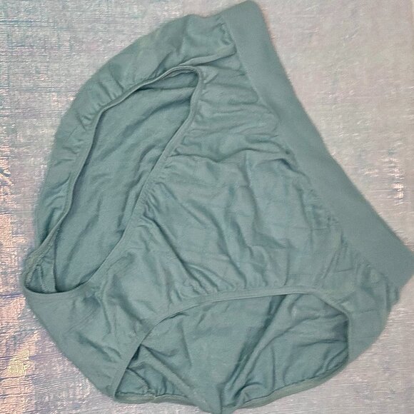VTG Bali 100% Nylon Seamless Hi-Cut Brief SZ. 6/7 NWOT SeaFoam Green - Picture 1 of 5
